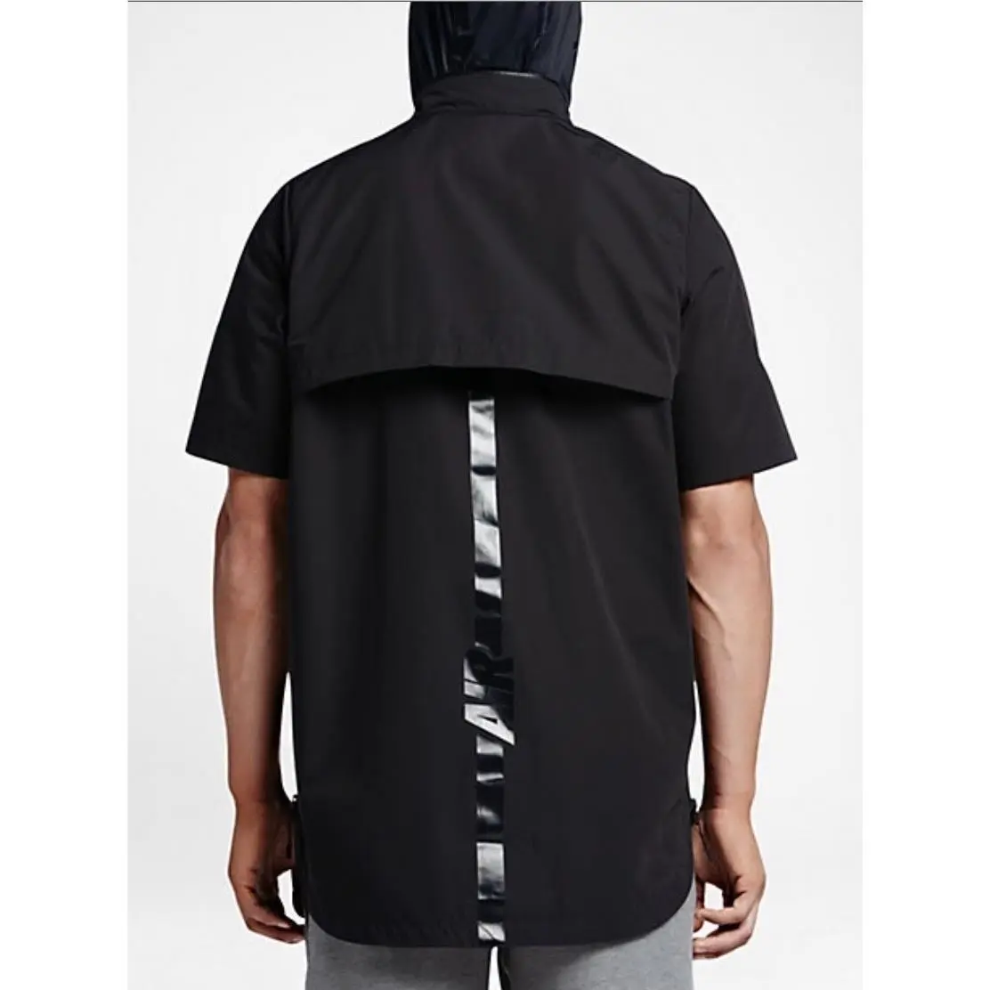 Nike clothing - NIKE Sportswear Air Pivot V3 1/2 Zip Pullover Basketball Ja - 802629 - Black 8