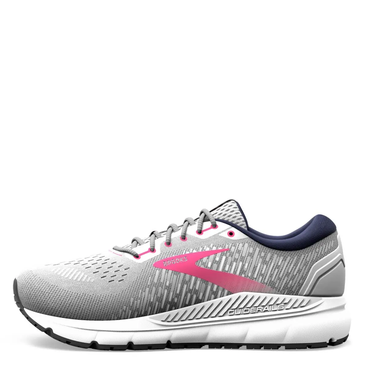 Brooks Women`s Addiction Gts 15 Supportive Running Shoe - Oyster/peacoat/lilac R