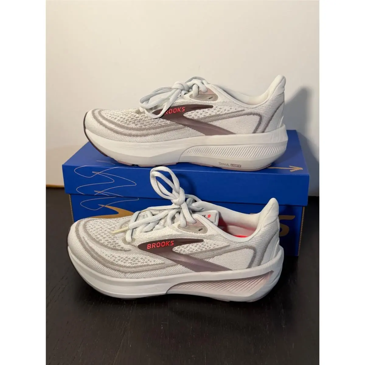 Brooks shoes - Brooks Revel - Revel - White, Purple, Pink 5