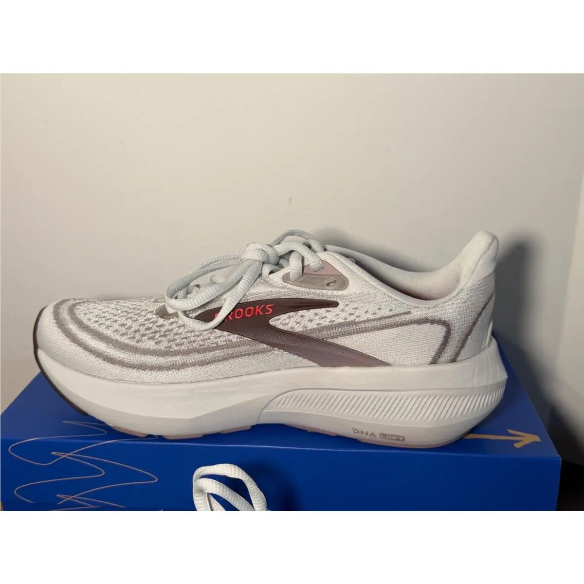 Brooks shoes - Brooks Revel - Revel - White, Purple, Pink 7