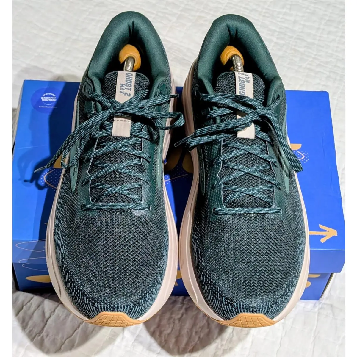 Brooks shoes - Ghost Max 2 - Ghost Max - 110431 1D 324 - Green, Pine Grove/North Atlantic/Grey 3