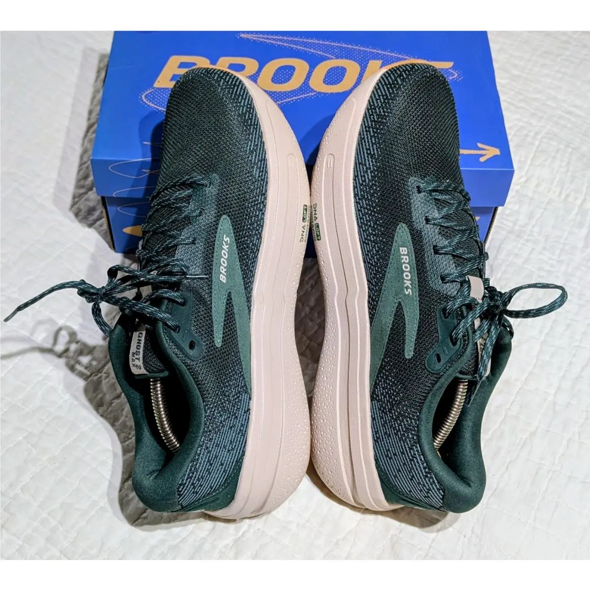 Brooks shoes - Ghost Max 2 - Ghost Max - 110431 1D 324 - Green, Pine Grove/North Atlantic/Grey 6