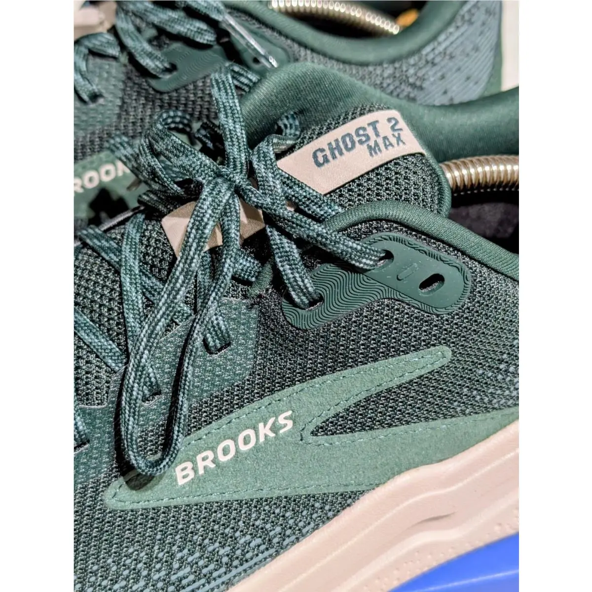 Brooks shoes - Ghost Max 2 - Ghost Max - 110431 1D 324 - Green, Pine Grove/North Atlantic/Grey 0