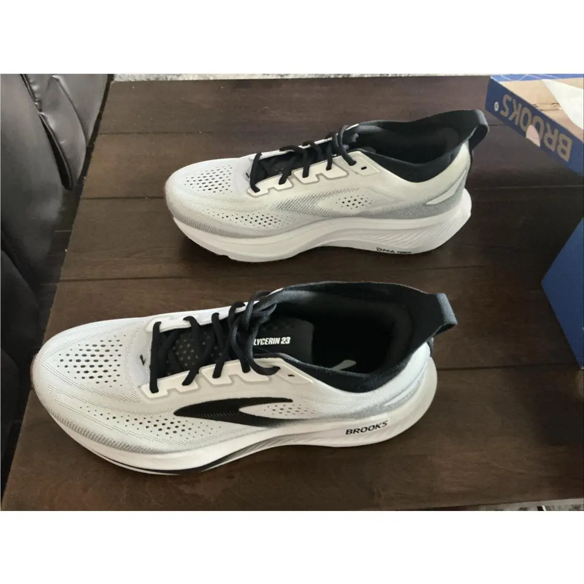 Brooks shoes - Glycerin 23 - Glycerin - 110476187 - White/Black Biscuit (UPC: 195394830064) 5
