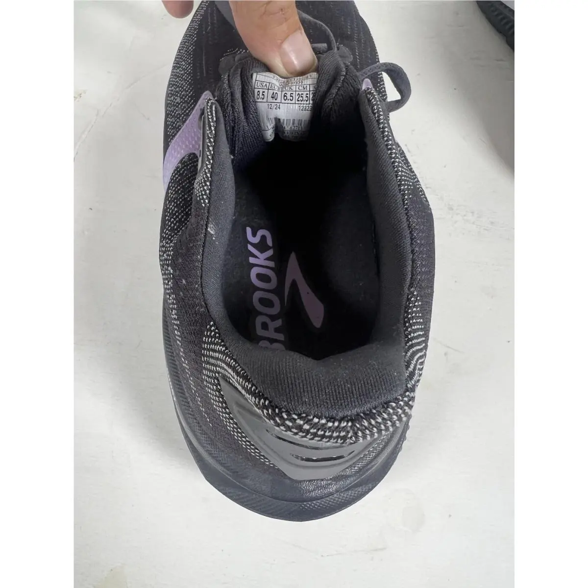 Brooks shoes - Ghost 17 - Ghost - Running Shoes Sneaker - Black/Purple 5