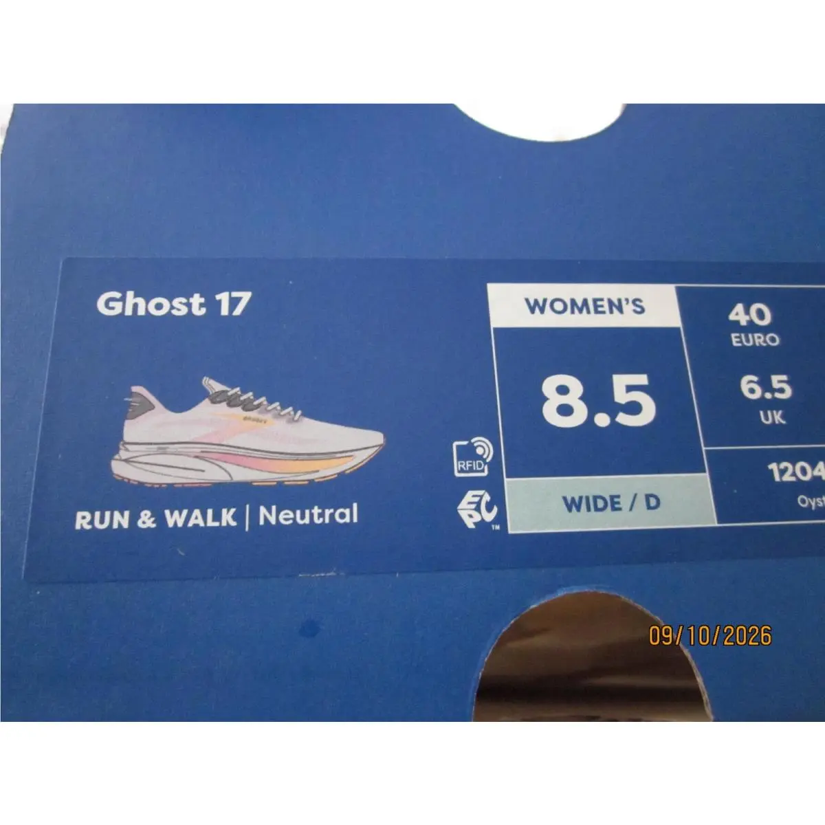 Brooks shoes - Brooks Ghost 17 - Ghost - Oyster/Apricot/Pink 3