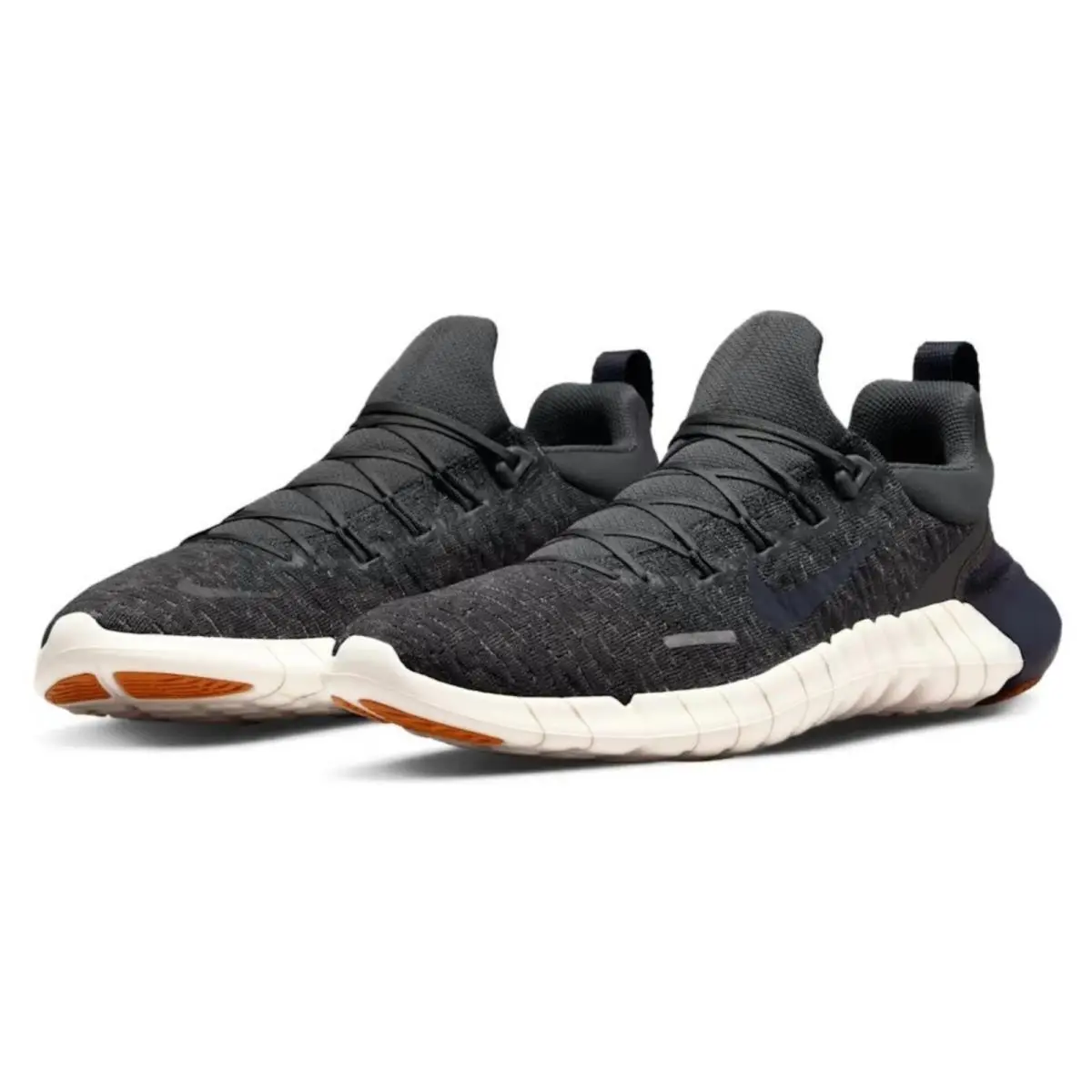 Nike shoes - Nike Free Run 5.0 - Free Run - Black, Manufacturer: Anthracite/Medium Ash/Kumquat/Blackened Blue 3