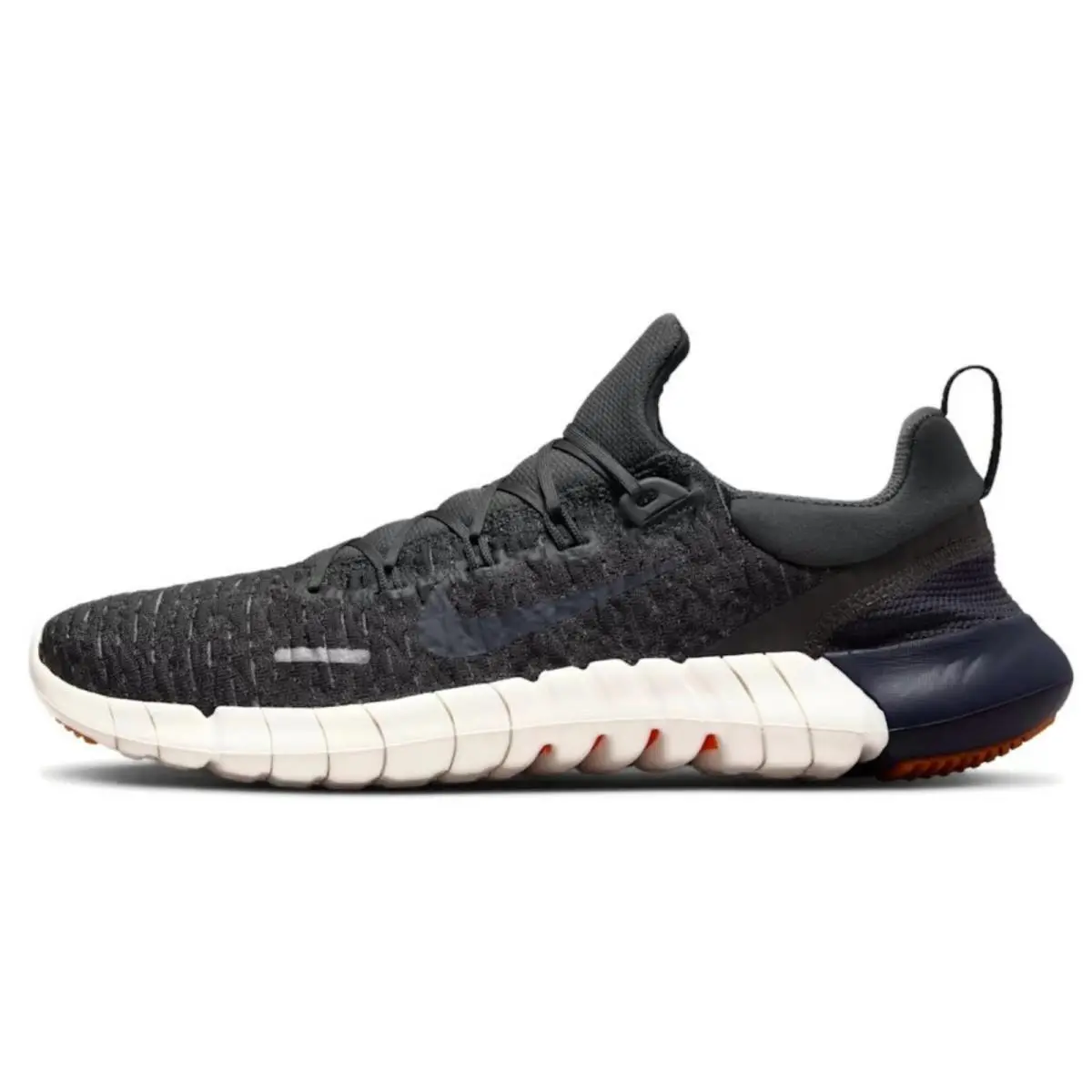 Nike shoes - Nike Free Run 5.0 - Free Run - Black, Manufacturer: Anthracite/Medium Ash/Kumquat/Blackened Blue 12