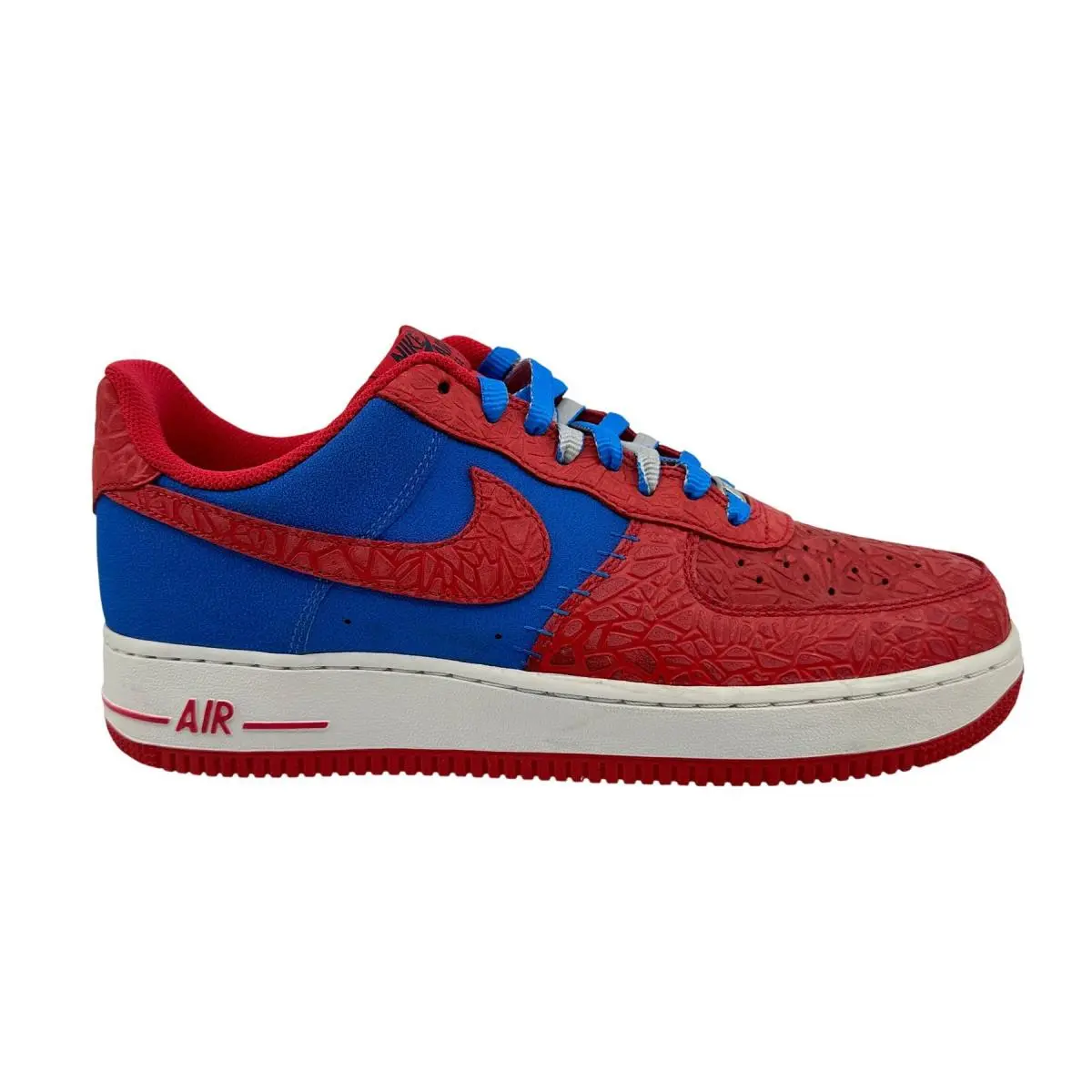 Nike shoes - Nike Air Force 1 - Air Force - 488298 412 - Blue, Manufacturer: Photo Blue Hyper Red 0