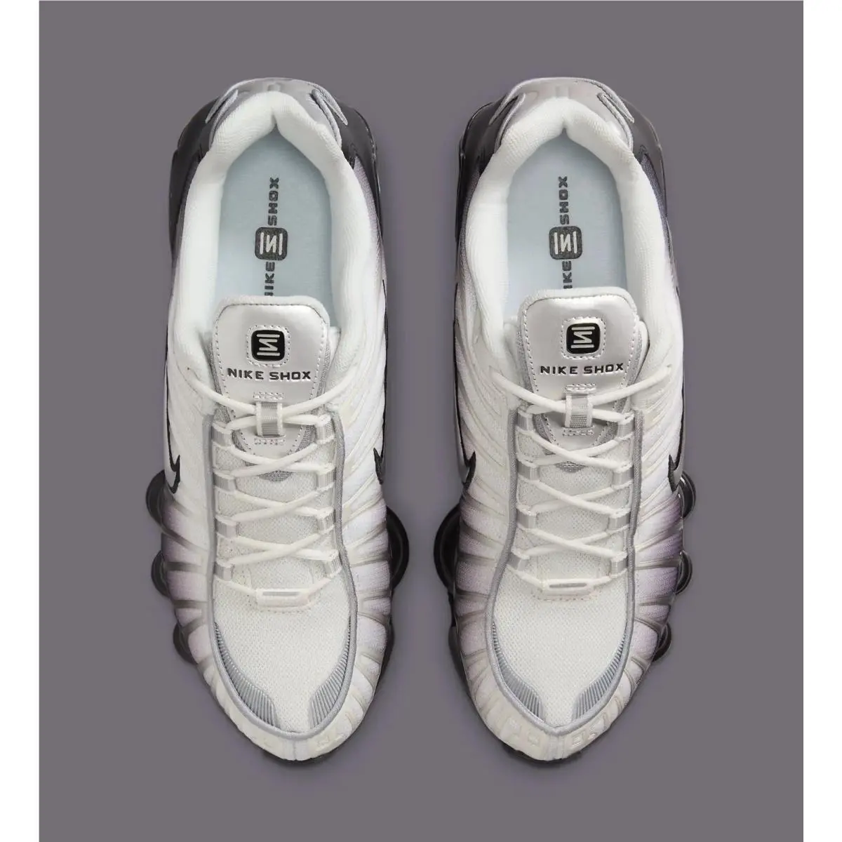 Nike shoes - Women`s Nike Shox TL - Shox - IB7705 001 - Off Noir / Metallic Silver 3