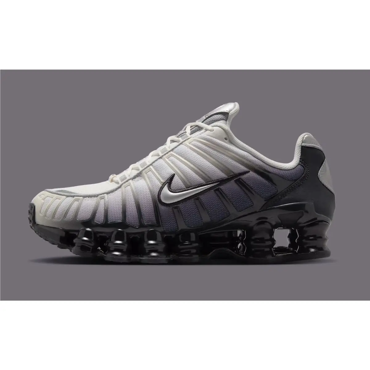 Nike shoes - Women`s Nike Shox TL - Shox - IB7705 001 - Off Noir / Metallic Silver 9