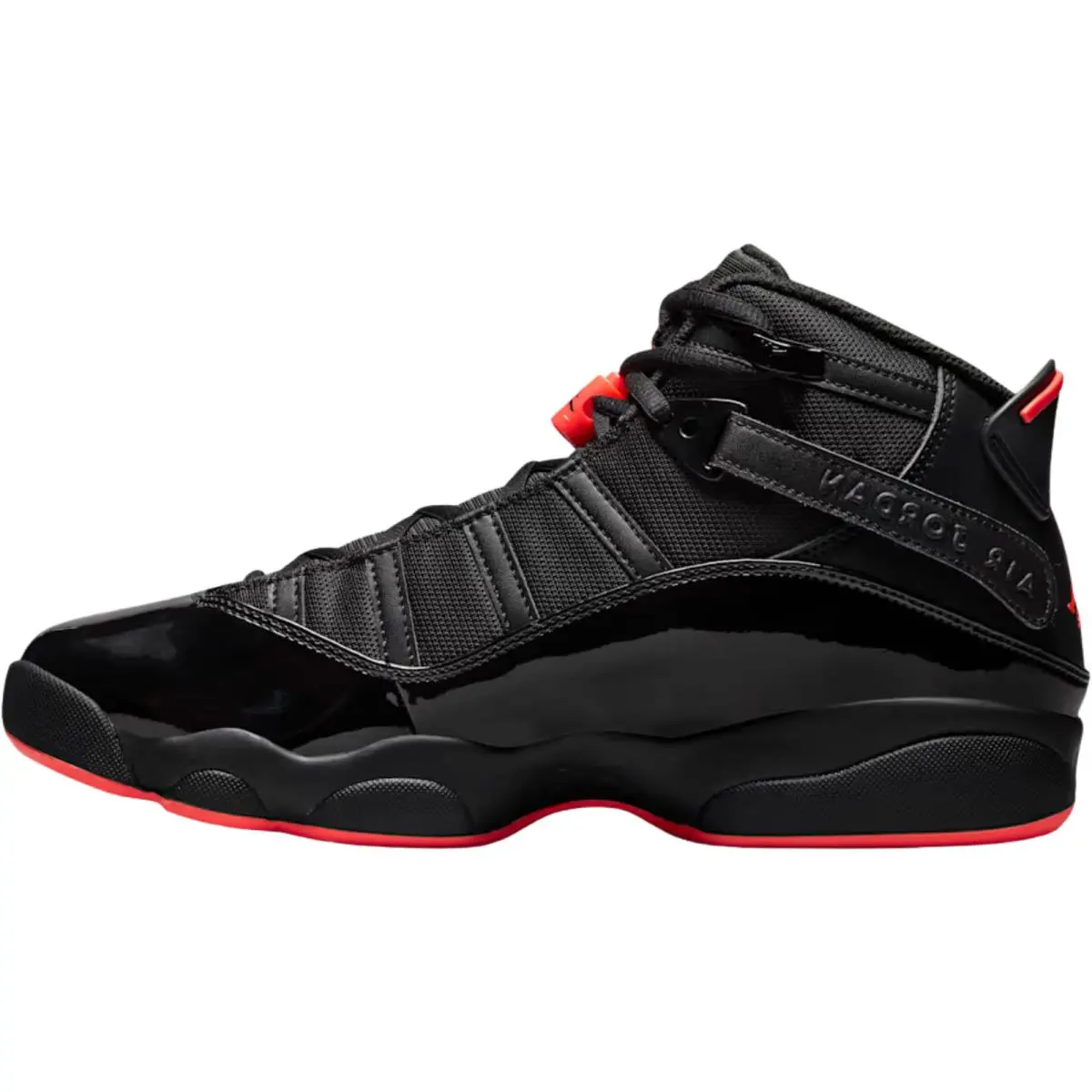 Nike shoes - Nike Air Jordan 6 Rings - Black/Anthracite/Fire Red 10
