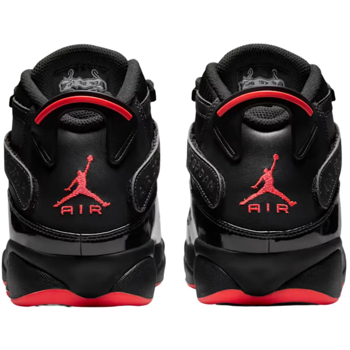 Nike shoes - Nike Air Jordan 6 Rings - Black/Anthracite/Fire Red 12