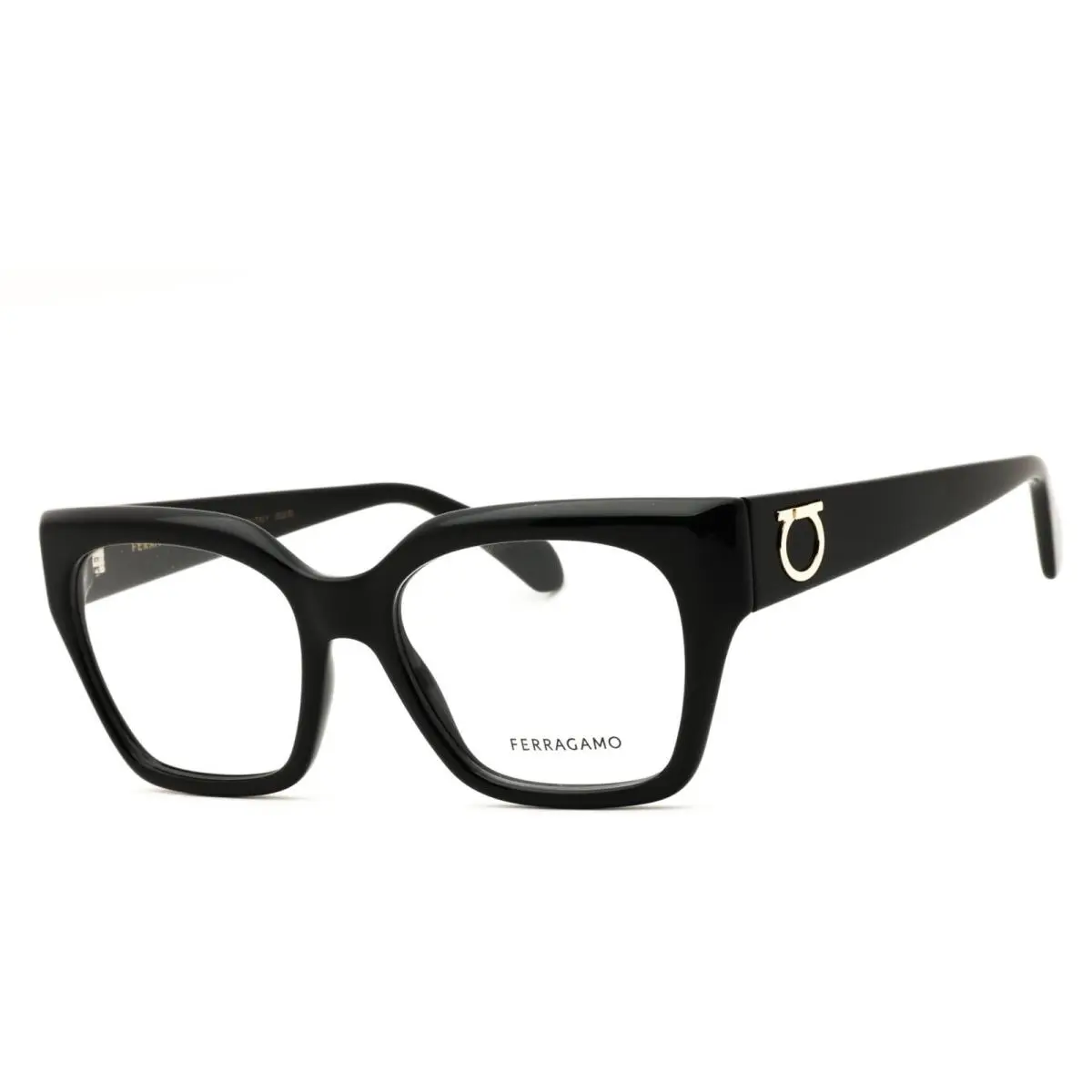 SF2983 001 Black Injected Propionate Rectangular Women`s by Salvatore Ferragamo