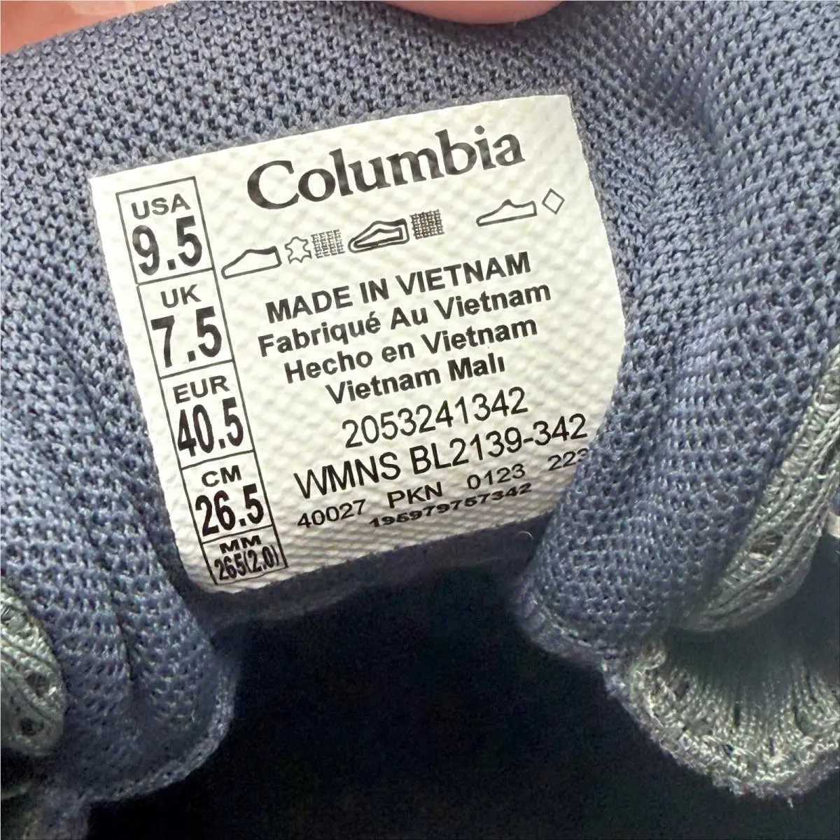 Columbia shoes - Blue 10