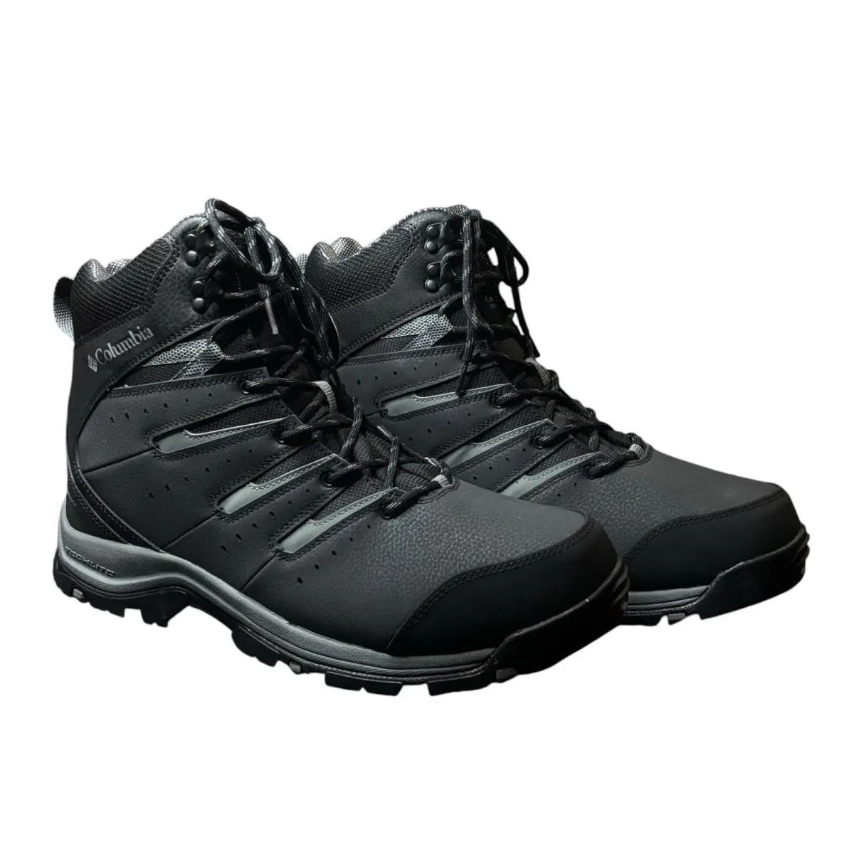 Columbia Gunnison Black II Omni Heat 200g Waterproof Boots Black Mens Size 15