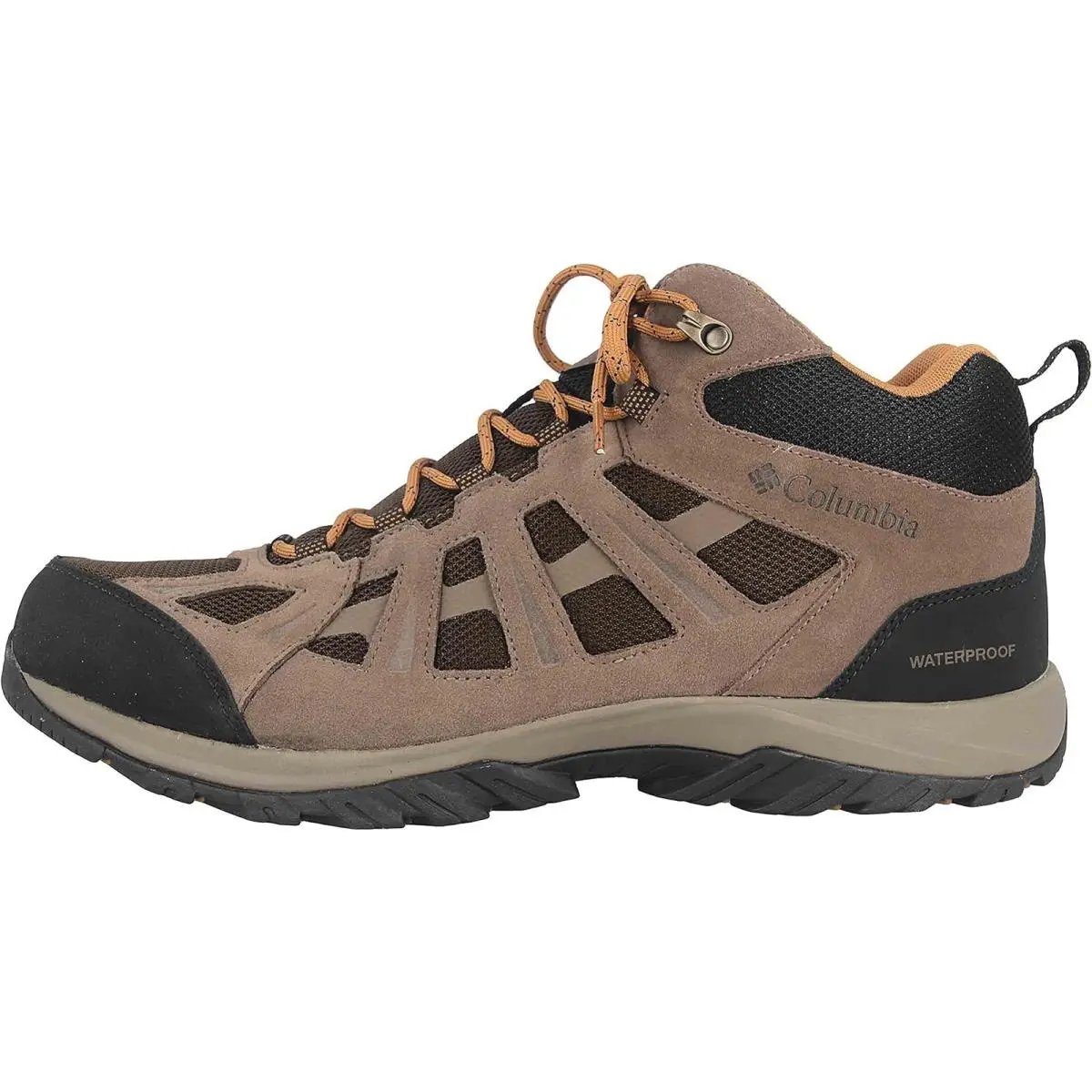Columbia Men`s Redmond Iii Mid Waterproof Hiking Shoe Cordovan/elk 12 - Cordov