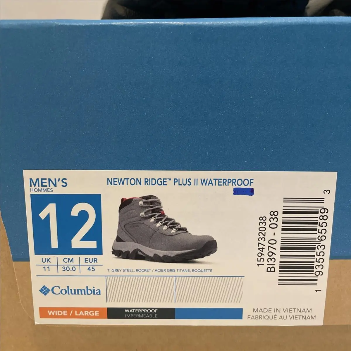 Columbia shoes - Newton Ridge Plus II - Newton Ridge Plus - Gray 7