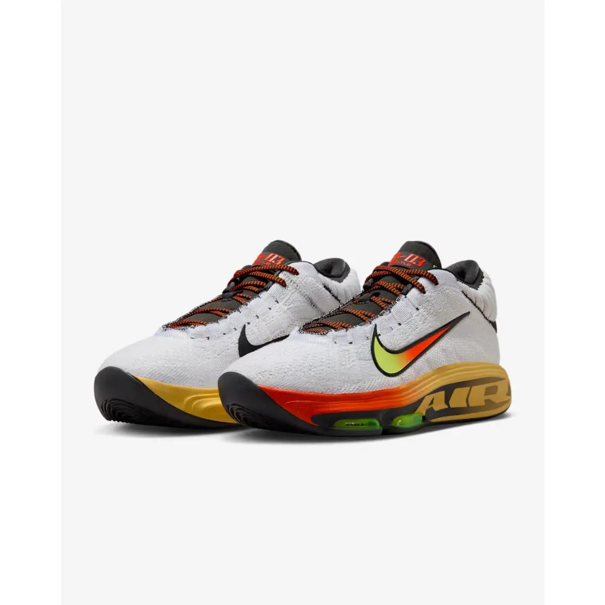 Nike shoes - Nike GT Hustle 3 - Hustle - FV5953-101 - White/Safety Orange/Volt 12
