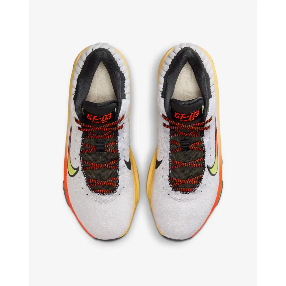 Nike shoes - Nike GT Hustle 3 - Hustle - FV5953-101 - White/Safety Orange/Volt 15