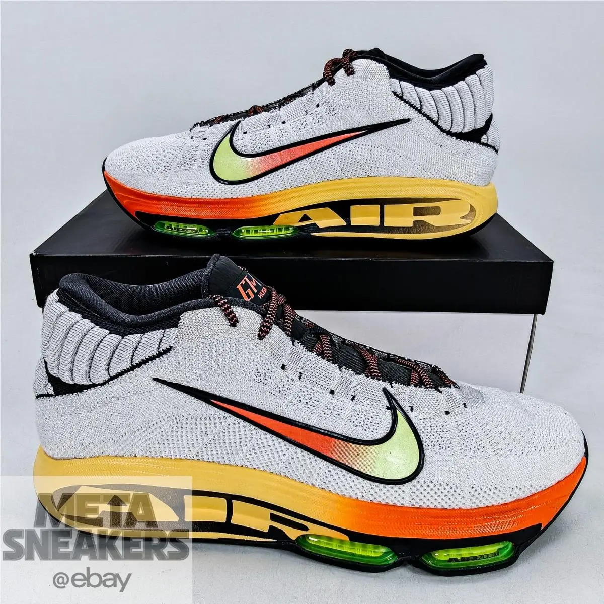 Nike shoes - Nike GT Hustle 3 - Hustle - FV5953-101 - White/Safety Orange/Volt 6
