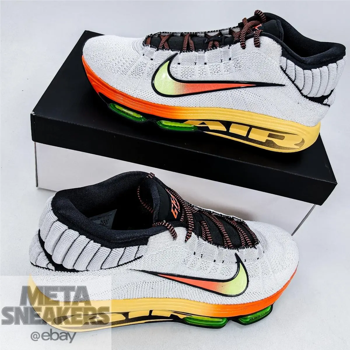 Nike shoes - Nike GT Hustle 3 - Hustle - FV5953-101 - White/Safety Orange/Volt 7