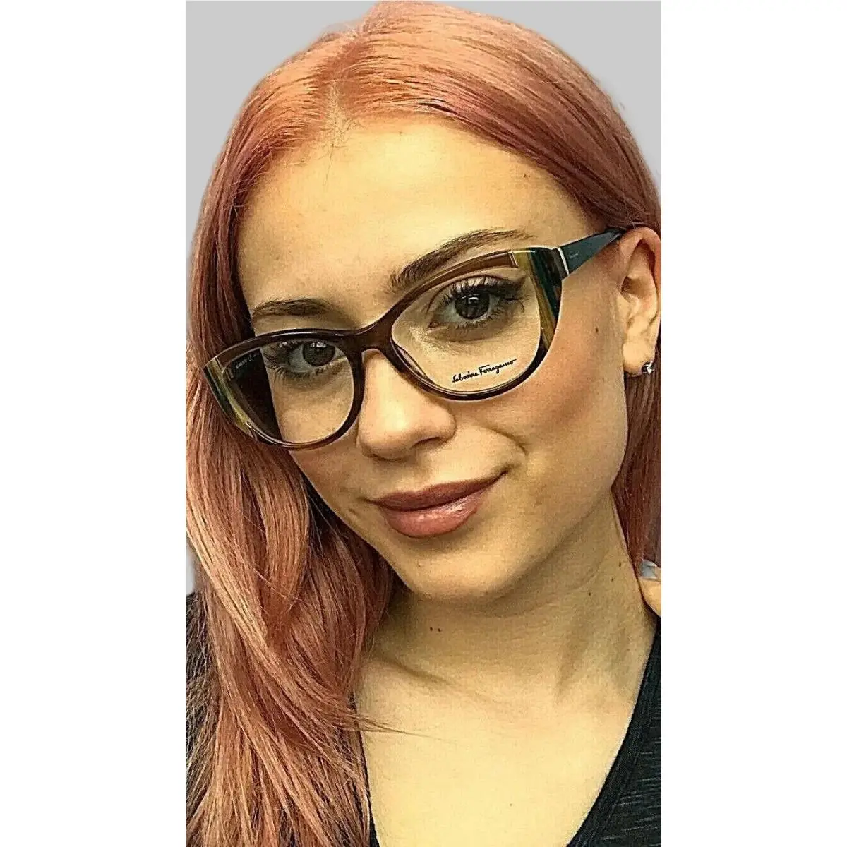 Salvatore Ferragamo SF 2683 216 53mm Havana Cat Eye Women`s Eyeglasses Frame