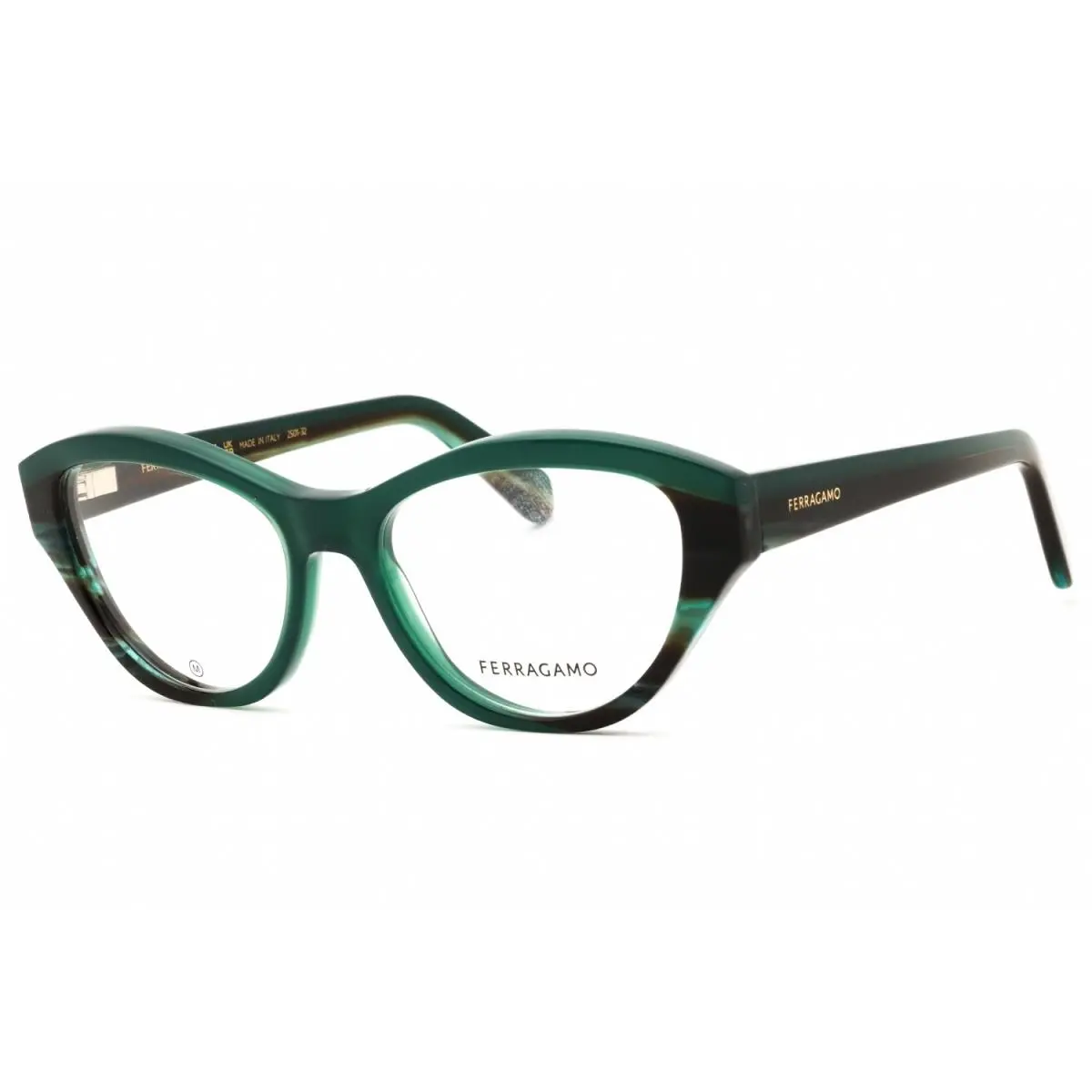 Salvatore Ferragamo SF3011-336-53 Eyeglasses Frame Size 53mm 17mm 140mm Green W
