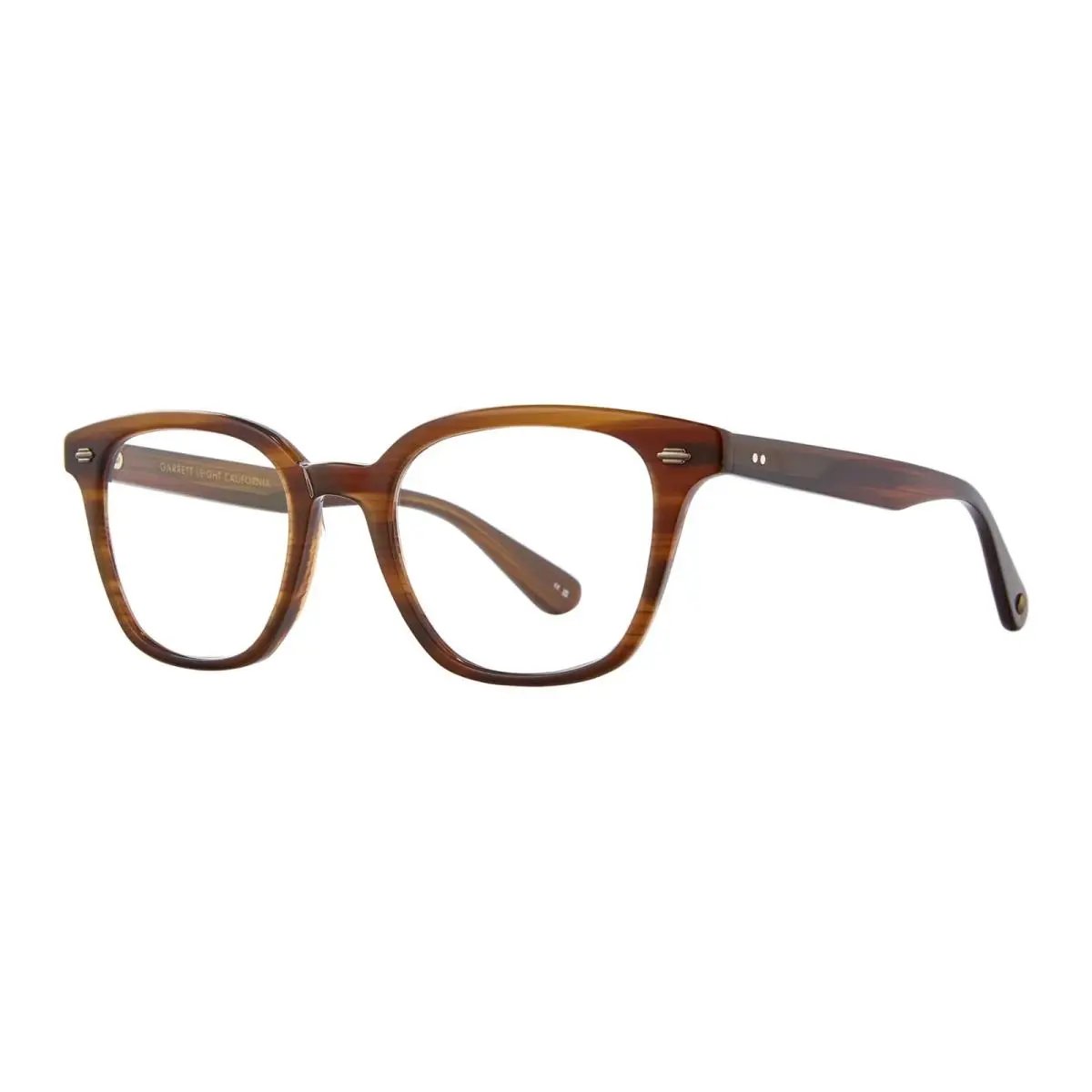 Garrett Leight Zac Cherry Wood Chw Eyeglasses