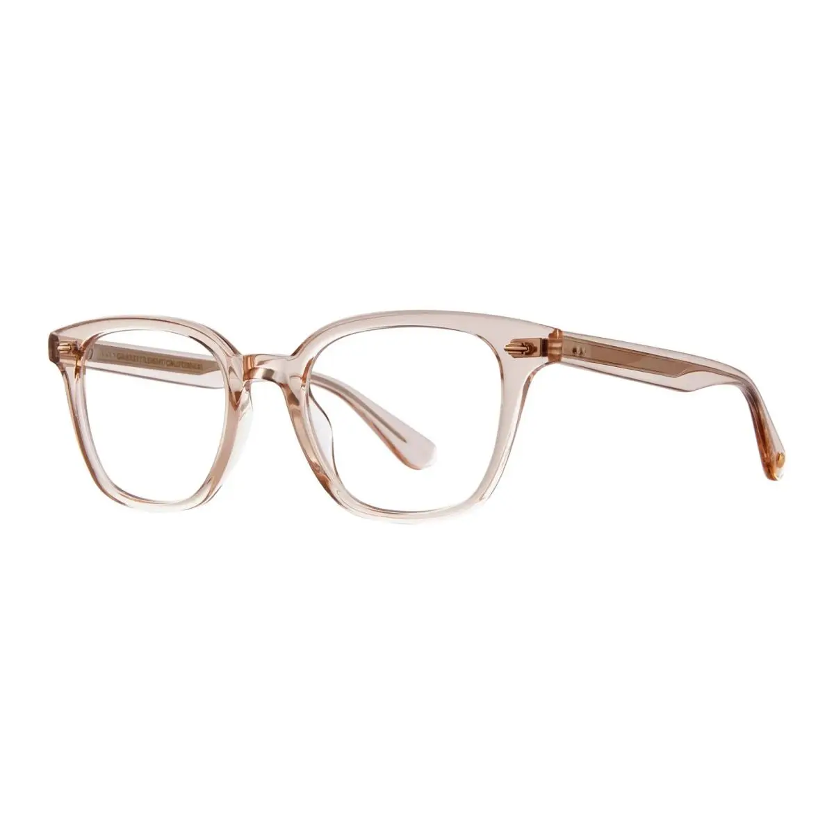 Garrett Leight Zac Shell Crystal Shcr Eyeglasses