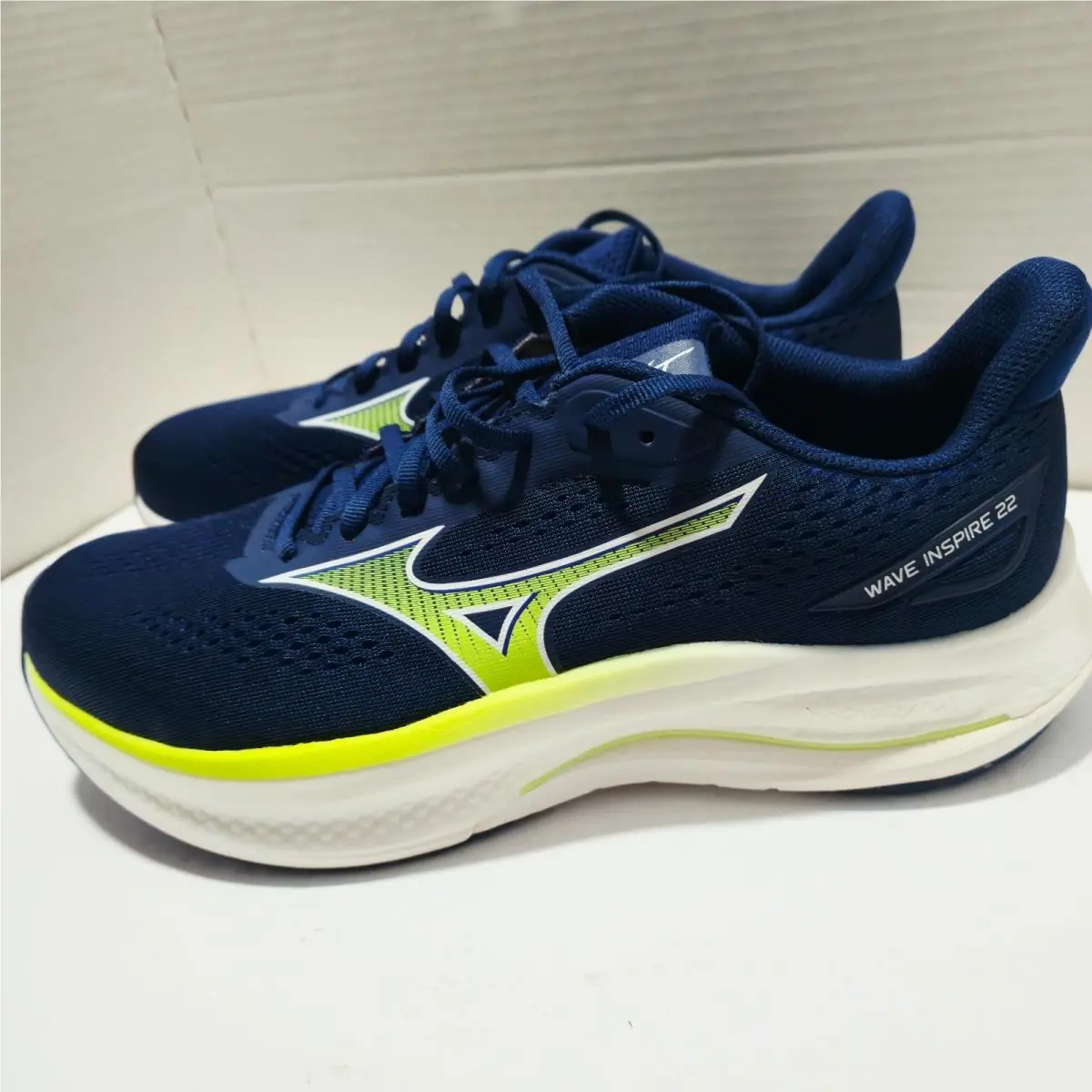 Mizuno shoes - Mizuno Wave Inspire 22 2E - J1GC264501 - Blue 2