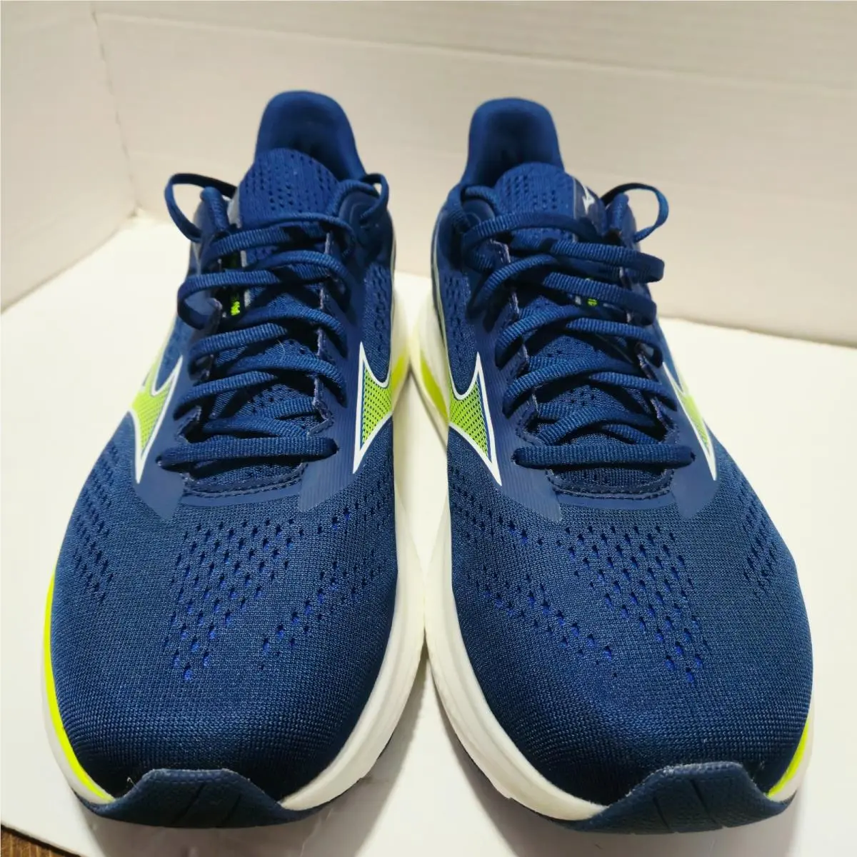 Mizuno shoes - Mizuno Wave Inspire 22 2E - J1GC264501 - Blue 0