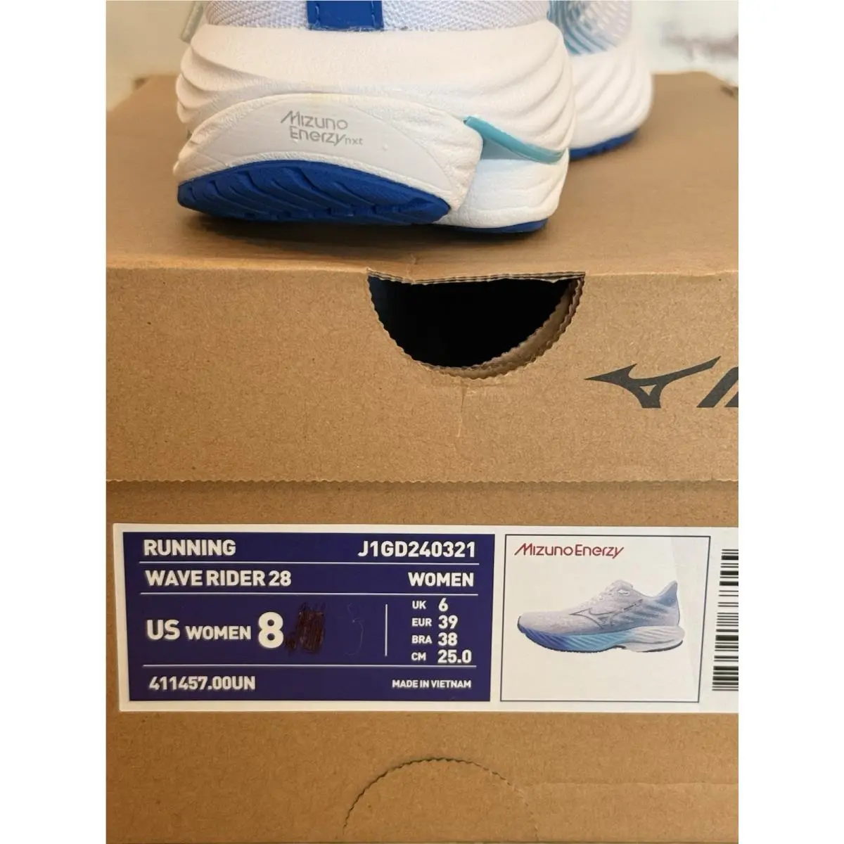 Mizuno shoes - Wave Rider 28 - Wave Rider - 411457 90HM - Black 9