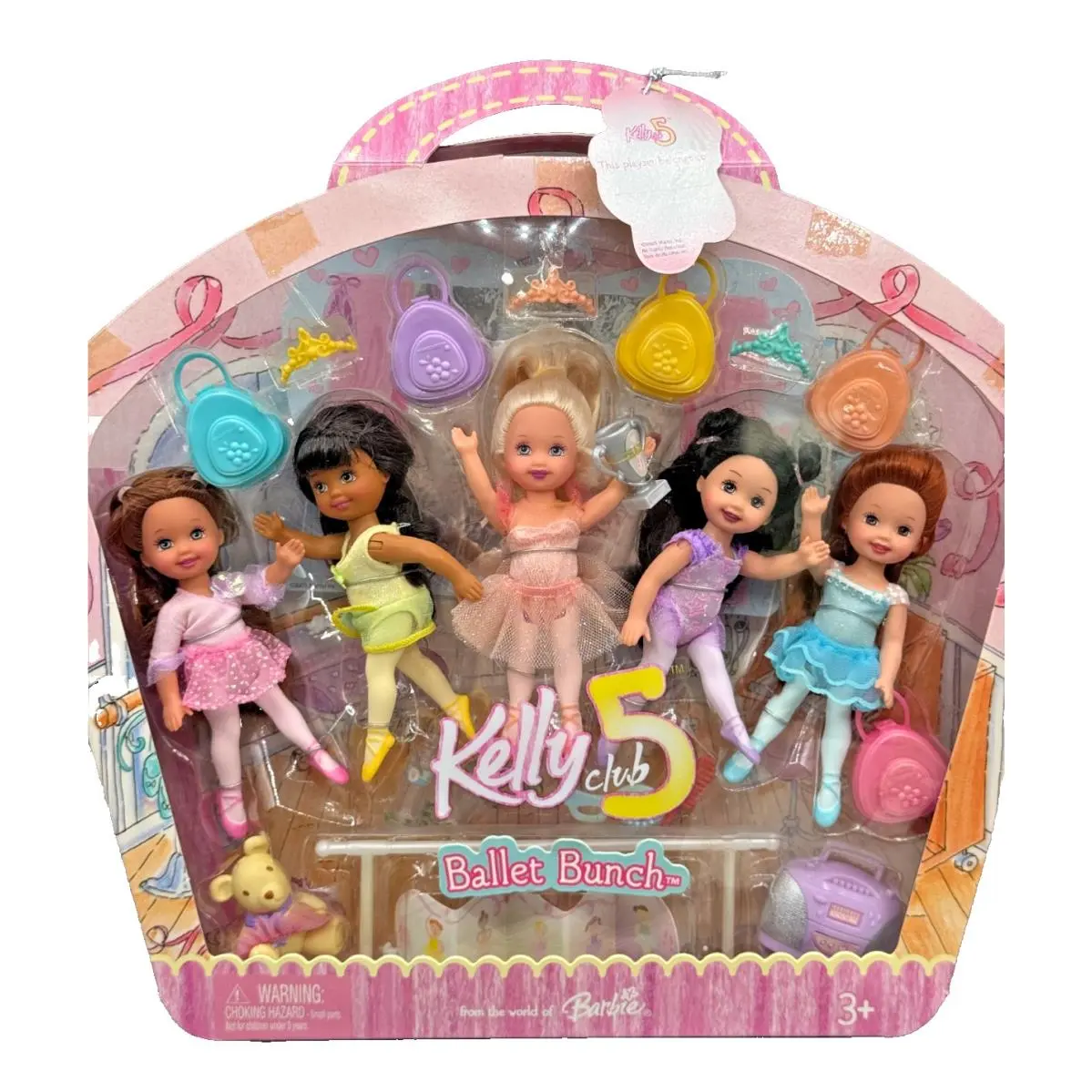 DS Barbie Doll Kelly 2005 Club 5 Ballet Bunch J5917
