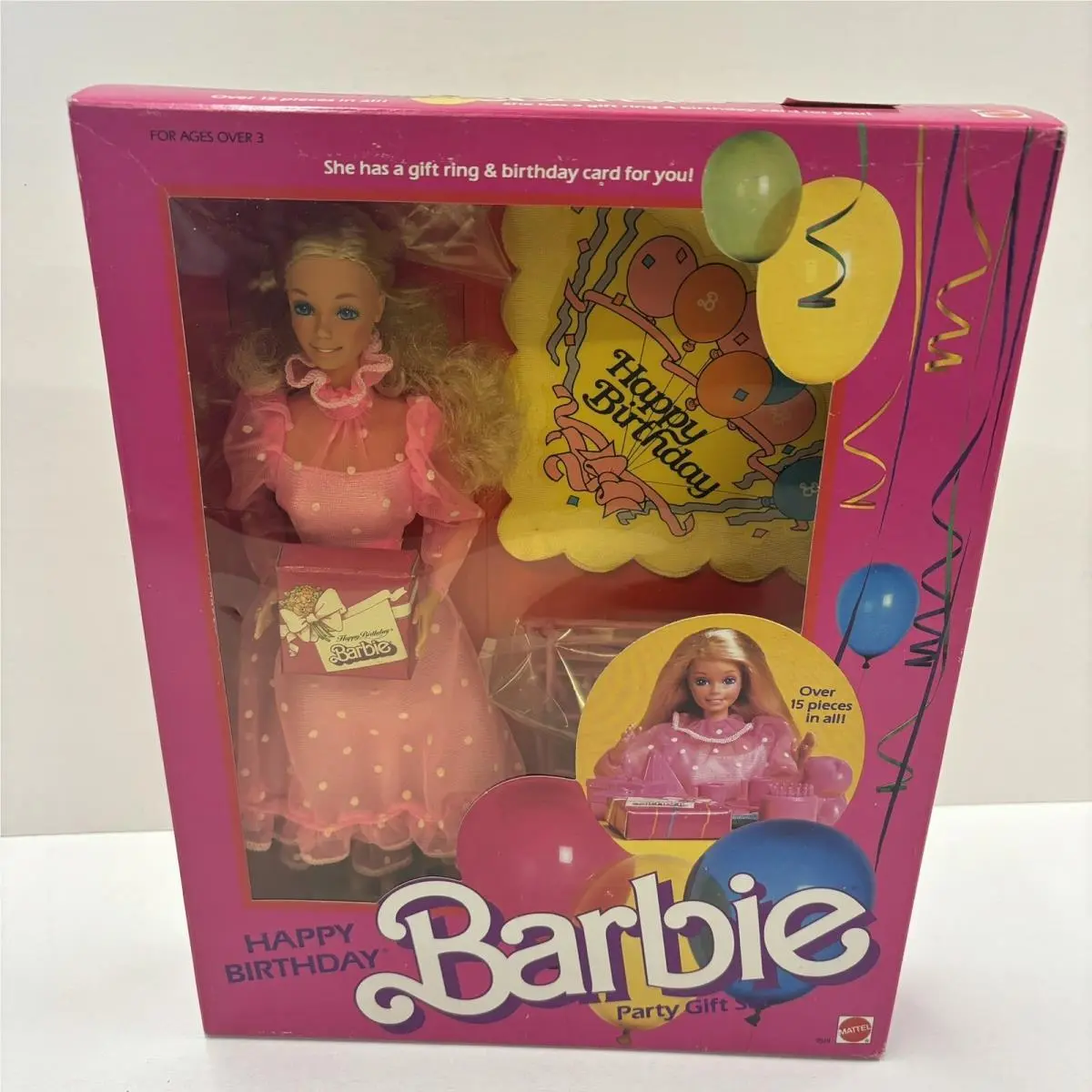 2479 Nrfb Mattel Vintage Department Store Happy Birthday Party Barbie Giftset