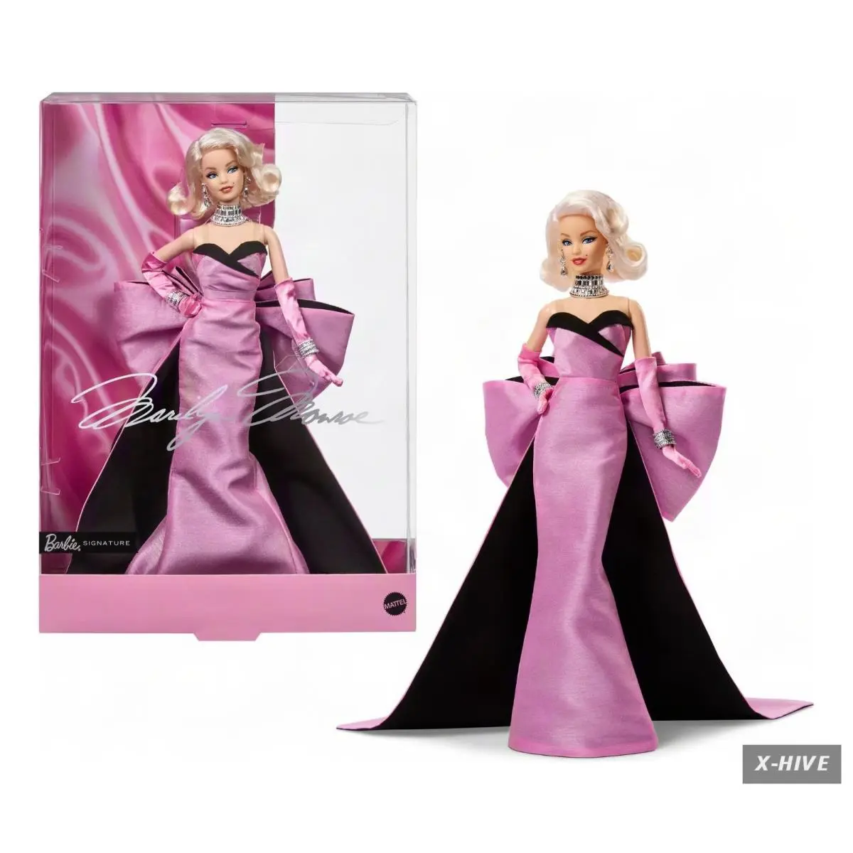 Mattel Barbie Marilyn Monroe Signature Collectible Doll In-hand