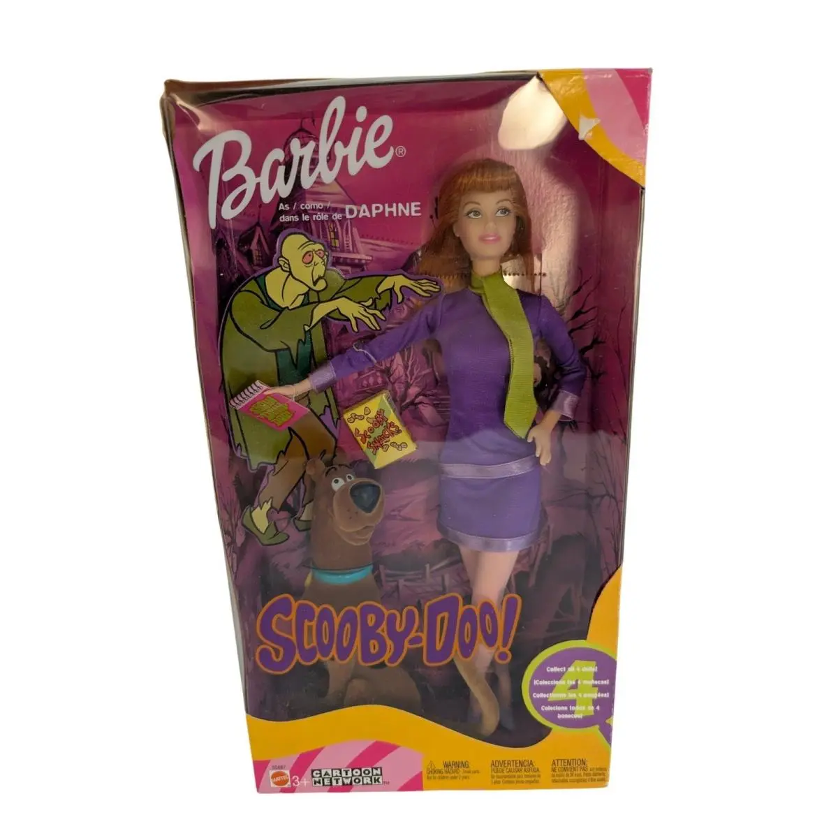 Barbie as Daphne Scooby-doo Doll 2003 Mattel 55887 Rare Collectible