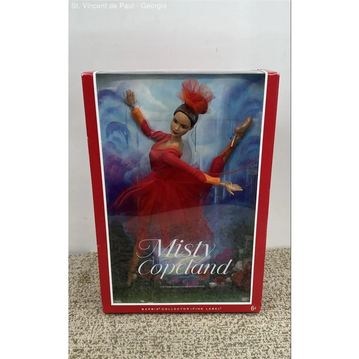 Barbie Collector Misty Copeland Pink Label Barbie 2015 DGW41 Nrfb