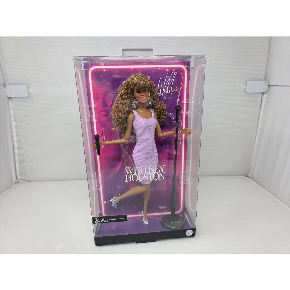 Whitney Houston Barbie Signature Collectible Doll Wearing Iconic Dress From Mus