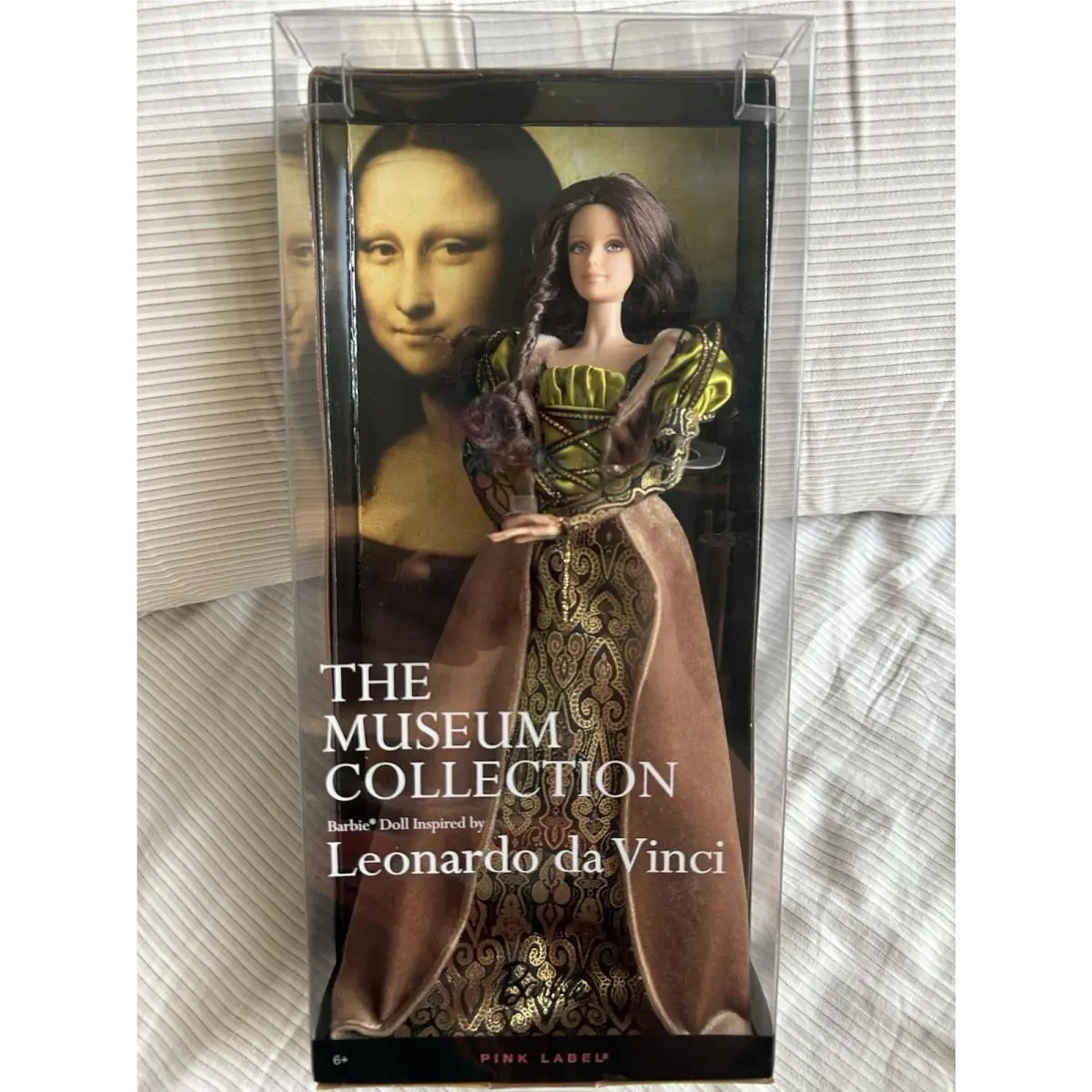2010 Barbie Doll The Museum Collection Leonardo Da Vinci Mona Lisa Nrfb