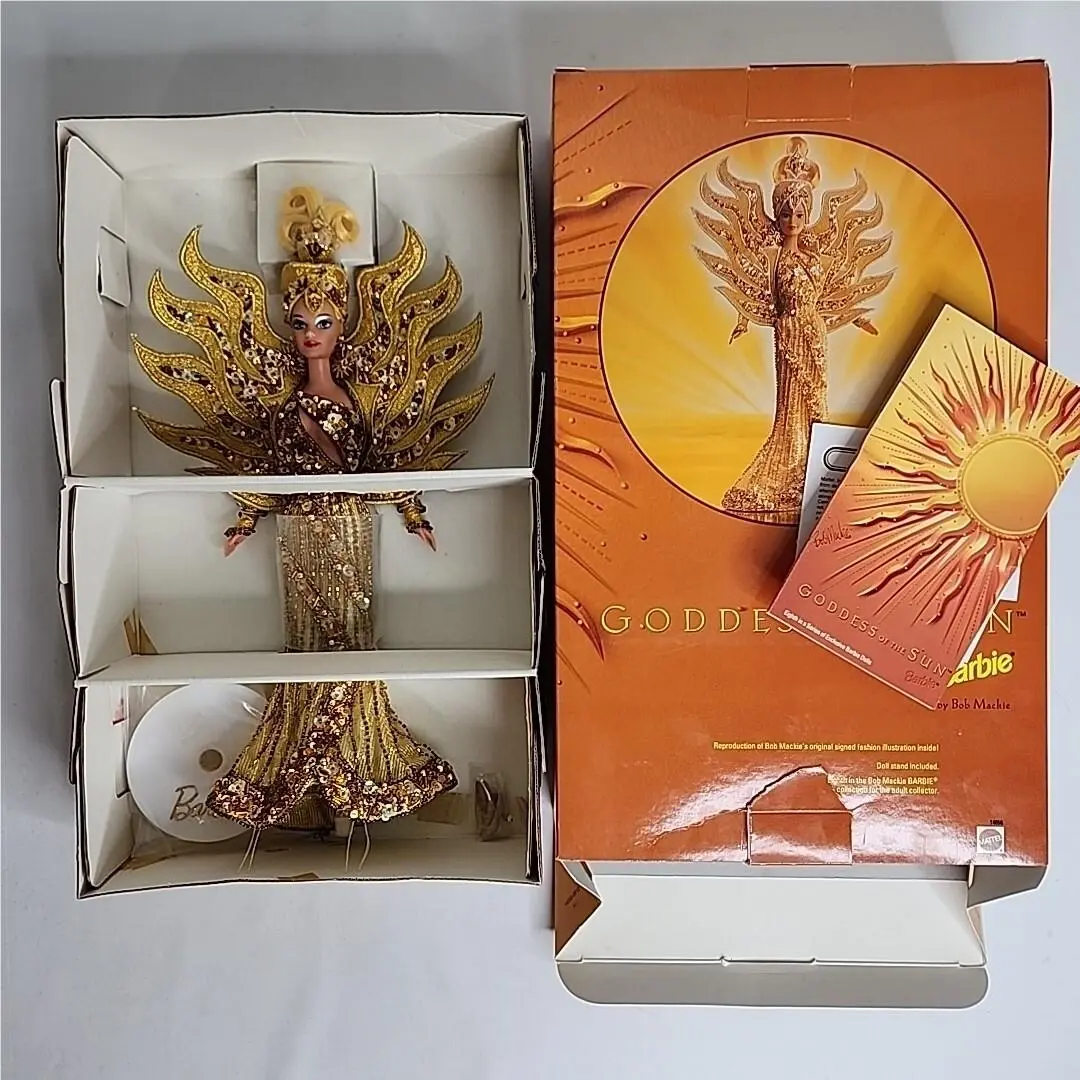 1995 Barbie Goddess of The Sun Bob Mackie Designer 14056 Box Damage