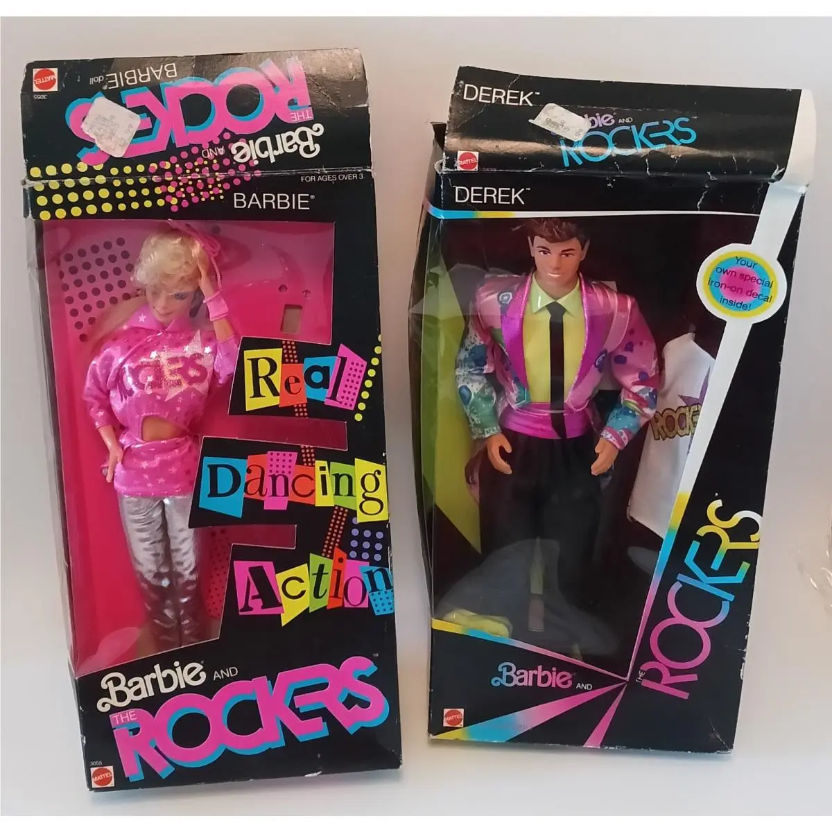 Barbie and The Rockers Hot Rockin` Fun Combo Derek Real Dancing Action Barbie