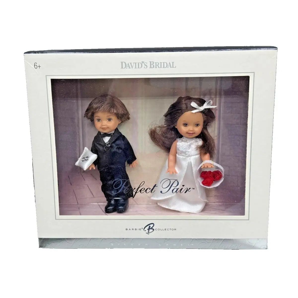 DS Barbie Doll Kelly Tommy 2004 David`s Bridal Perfect Pair Brunette H8153