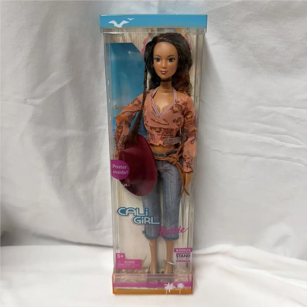 Mattel Cali Girl Barbie Western Lea Scented Doll Htf Version with Beach Feet