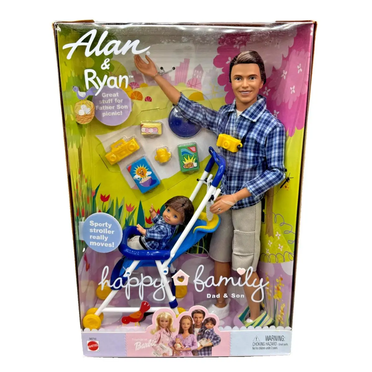DS Barbie Doll 2002 Happy Family Dad and Son Ken Alan Ryan 56710