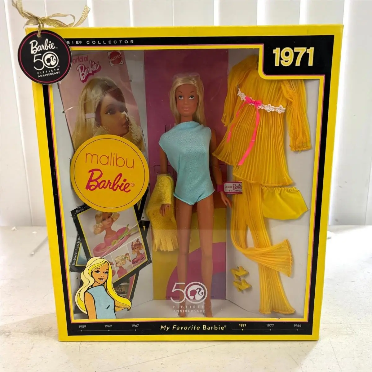 2009 My Favorite Barbie 1971 Malibu Barbie N4977 50th Anniversary Boxed