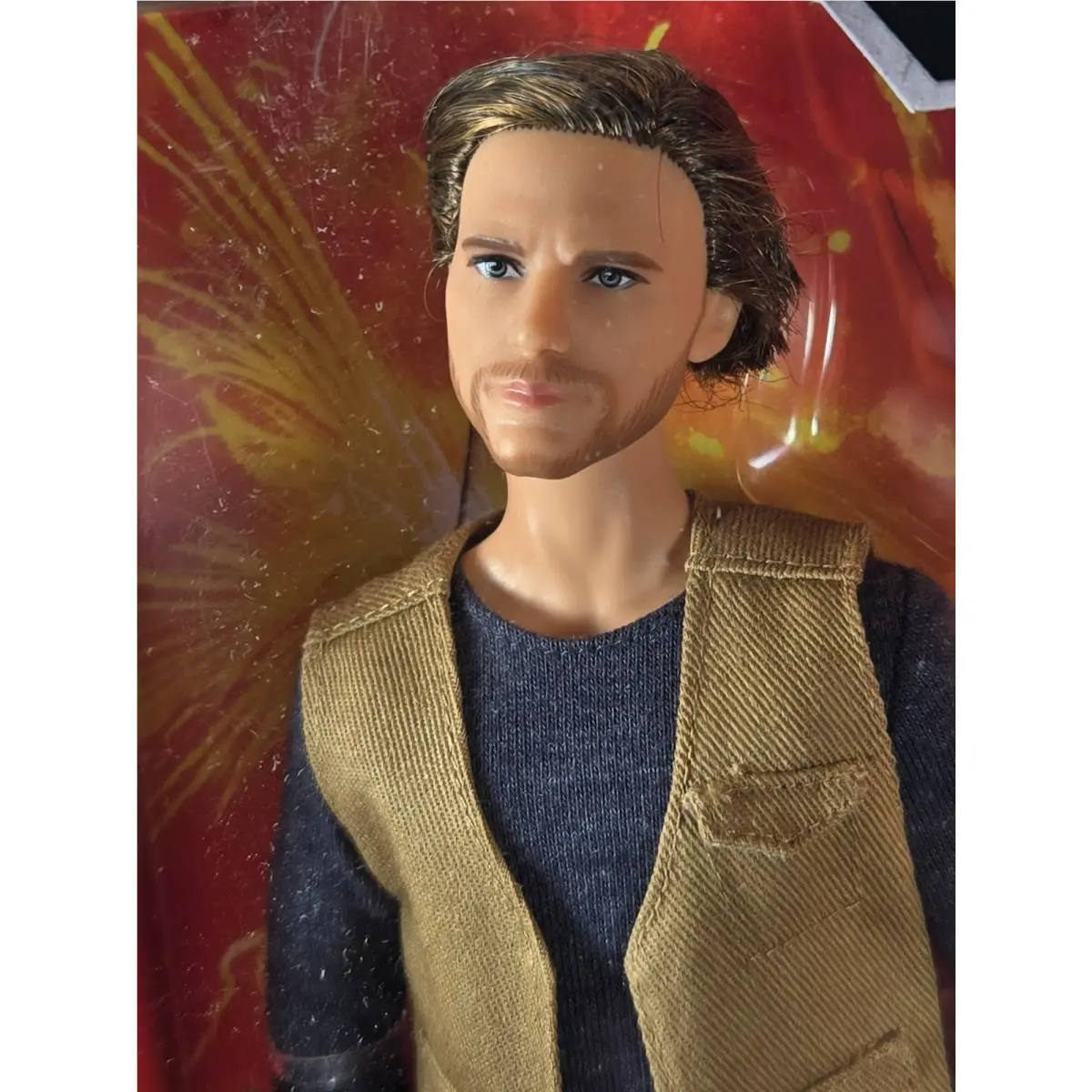 N966 Nrfb Ken Doll Jurassic World Owen Chris Pratt Articulated Barbie Doll