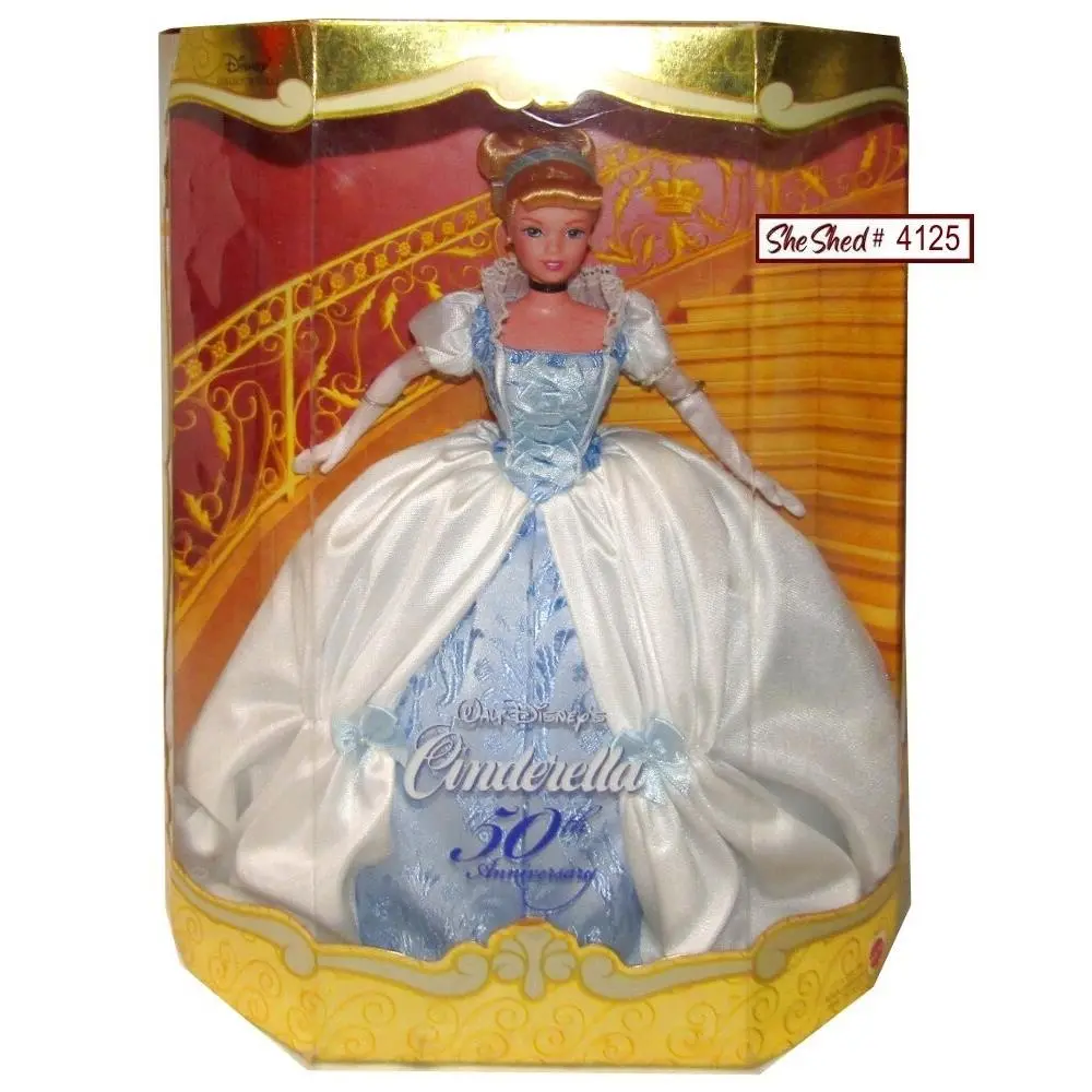 Vintage 1999 Disney Cinderella 50th Anniversary Barbie Doll Mattel 26291 Nrfb