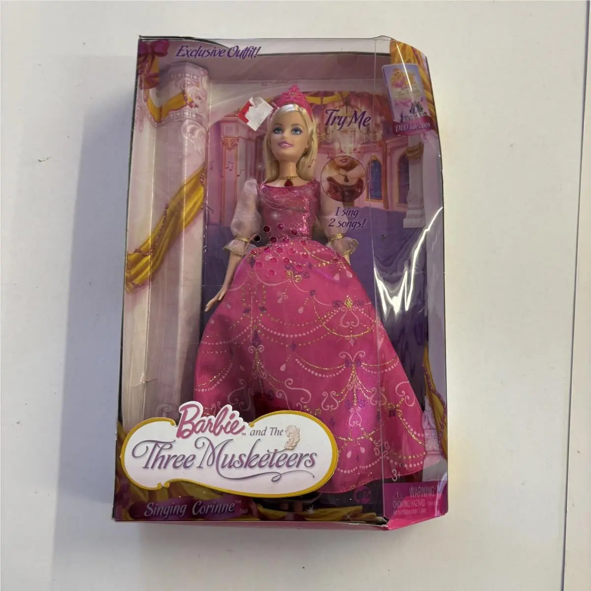 Barbie and The Three Musketeers Singing Corinne Doll 2008 Mattel
