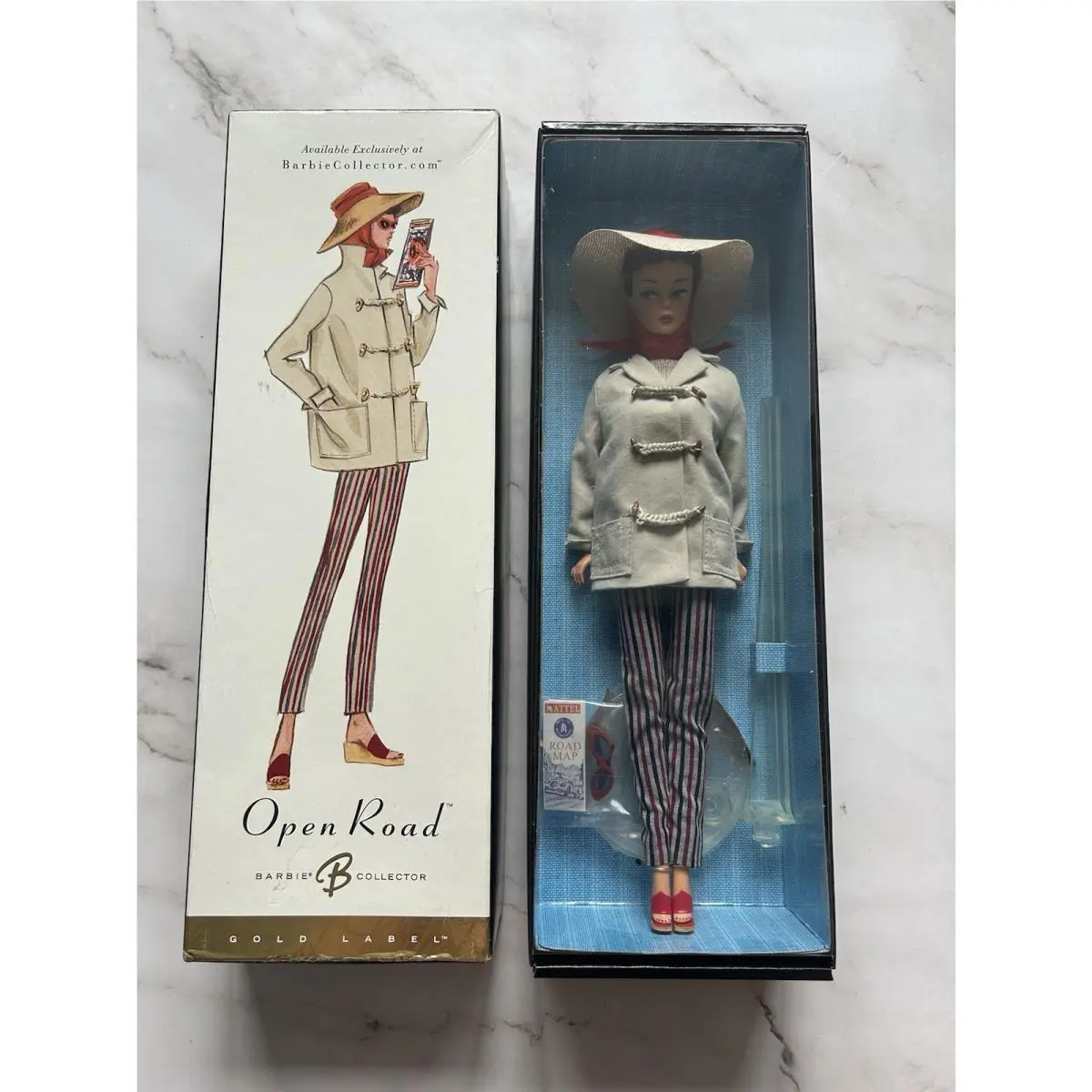 Mattel 2003 Gold Label Barbie Collector Open Road Barbie Doll Reproduction